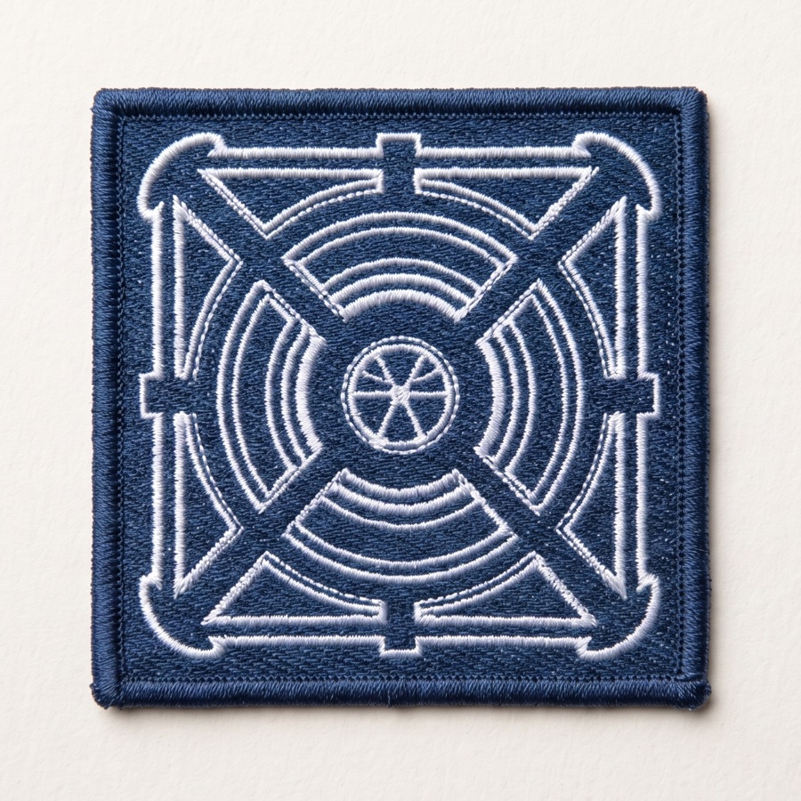 De Beauvoir Hats embroidered sew-on logo patch